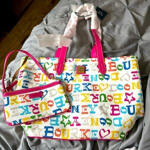 Dooney & Bourke “perfect pair” purse and wristlet